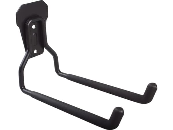Maclean autotallin seinäkiinnike, renkaille, puutarhatyökaluille, tikkaille, letkuille, polkupyörille, teräs, maksimikuorma 35kg, MC-440