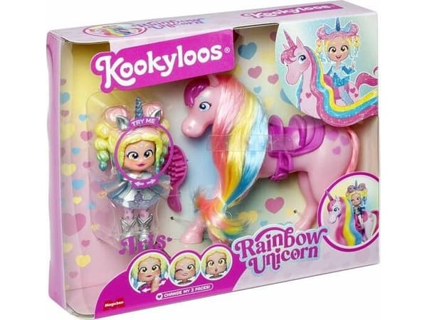 Figūrėlė Magic Box KOOKYLOOS Rainbow Unicorn, figurki