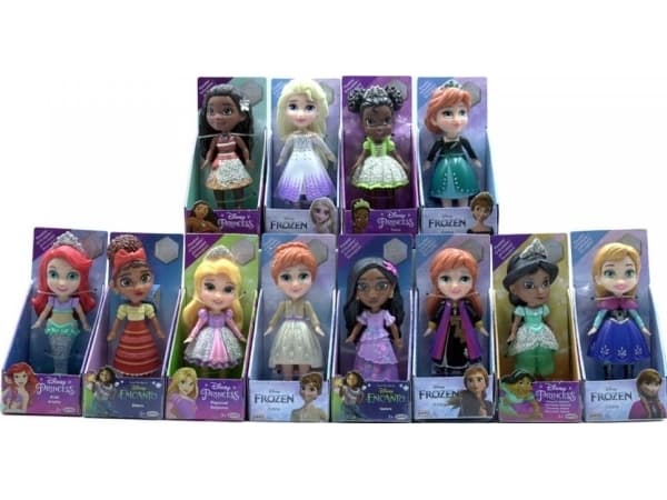 JAP Disney Princess Min Dolls 7,5 cm Asst