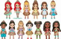 Miniatyrbilde 1 av 2: JAP Disney Princess Min Dolls 7,5 cm Asst