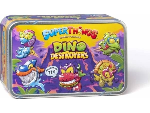 Figurka Superthings SUPERTHINGS Tin Dino Destroyers Display, figurki