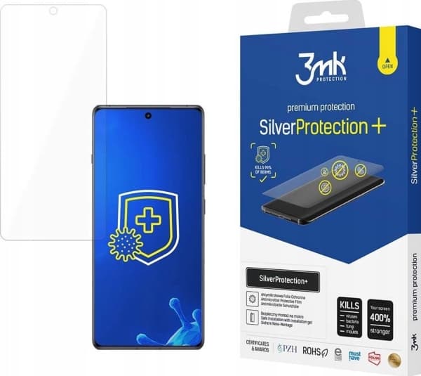3MK 3MK SilverProtect+ OnePlus 12R märkäasennus antimikrobinen kalvo