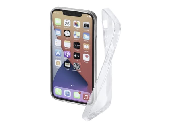 Hama Essential Line "Crystal Clear" - Baksidedeksel for mobiltelefon - termoplast-polyuretan (TPU) - gjennomsiktig - for Apple iPhone 13