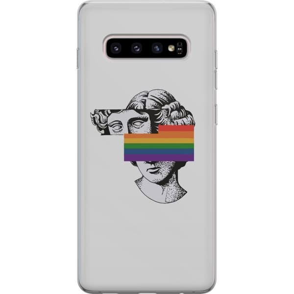 Samsung Galaxy S10+ Genomskinligt Skal Färger