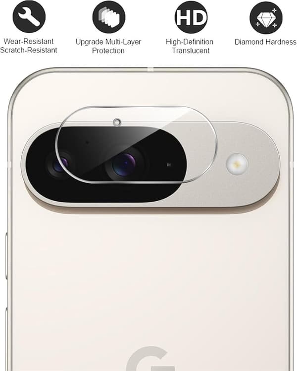 Google Pixel 9 Kameran Linssinsuoja Karkaistu Lasis 0,2mm