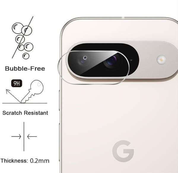 Google Pixel 9 Kameran Linssinsuoja Karkaistu Lasis 0,2mm