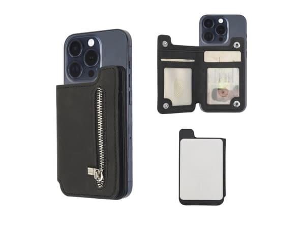 4smarts 541131, Lommebok-etui, Apple, iPhone 13 Pro MaxiPhone 15 ProiPhone 14 PlusiPhone 15 Pro MaxiPhone 14iPhone 15 PlusiPhone 14..., Sort