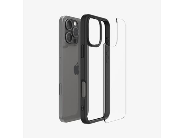 Spigen Ultra Hybrid, Omslag, Apple, iPhone 16 Pro Max, 17,5 cm (6.9"), Svart