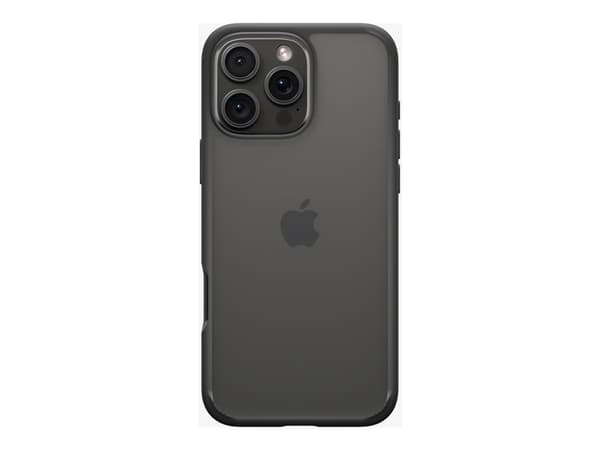 Spigen Ultra Hybrid - Baksidesskydd för mobiltelefon - polykarbonat (PC), termoplastisk polyuretan (TPU) - mattsvart - för Apple iPhone 16 Pro