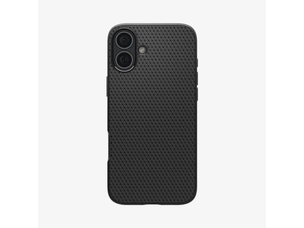 Spigen Liquid Air, Etui, Apple, iPhone 16 Plus, 17 cm (6.7"), Sort