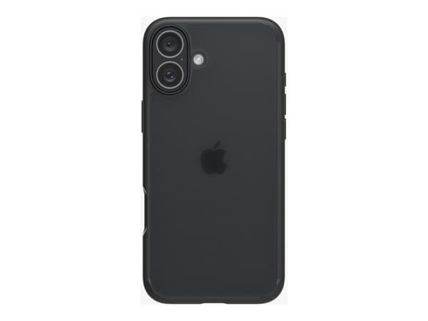 Spigen Ultra Hybrid - Baksidesskydd för mobiltelefon - polykarbonat, termoplastisk polyuretan (TPU) - frostad svart - för Apple iPhone 16