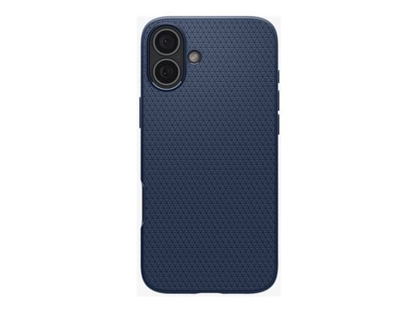Spigen Liquid Air, skal, Apple, iPhone 16, 15,5 cm (6,1"), Marinblå