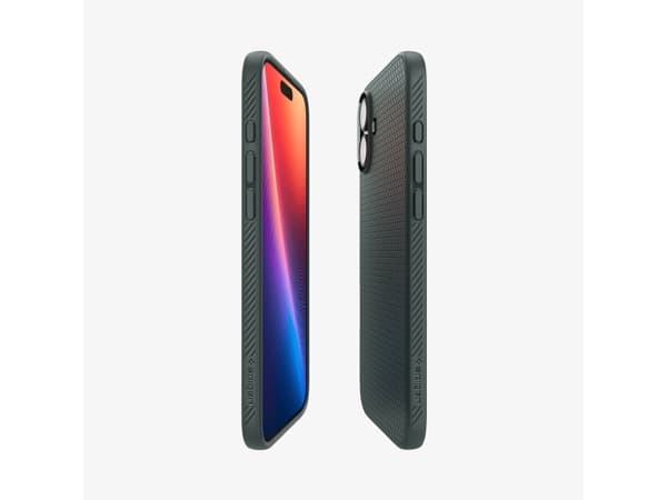 Spigen Liquid Air, Omslag, Apple, iPhone 16, 15,5 cm (6.1"), Grön