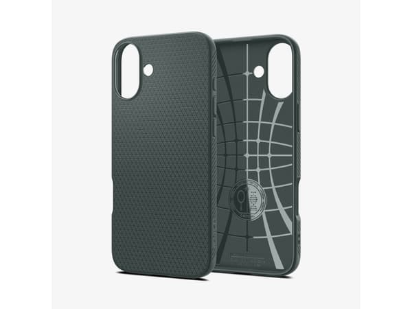 Spigen Liquid Air, Omslag, Apple, iPhone 16, 15,5 cm (6.1"), Grön