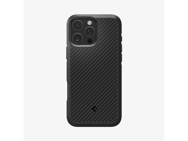 Spigen Core Armor - Baksidedeksel for mobiltelefon - termoplast-polyuretan (TPU) - matt svart - for Apple iPhone 16 Pro Max