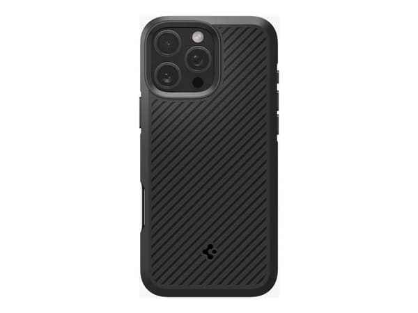 Spigen Core Armor - Baksidedeksel for mobiltelefon - termoplast-polyuretan (TPU) - matt svart - for Apple iPhone 16 Pro Max