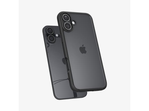 Spigen Ultra Hybrid, Omslag, Apple, iPhone 16 Plus, 17 cm (6.7"), Svart