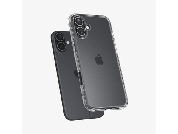 Spigen Ultra Hybrid, Cover, Apple, iPhone 16, 15.5 cm (6.1"), Transparent