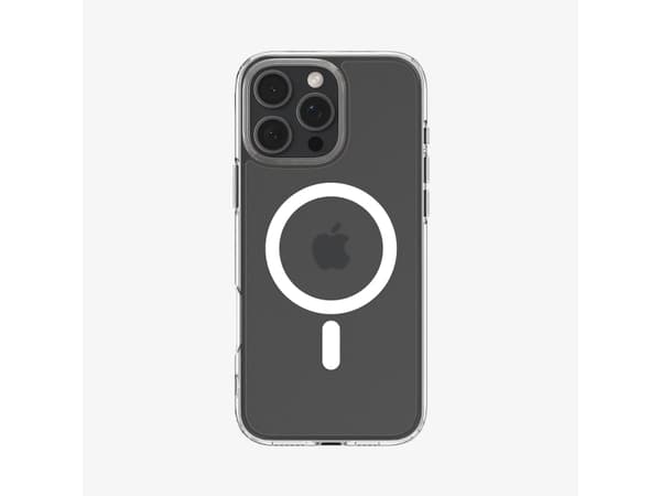 Spigen Ultra Hybrid MagFit - Baksidesskydd för mobiltelefon - MagSafe-kompatibilitet - polykarbonat, termoplastisk polyuretan (TPU) - frostklar - för