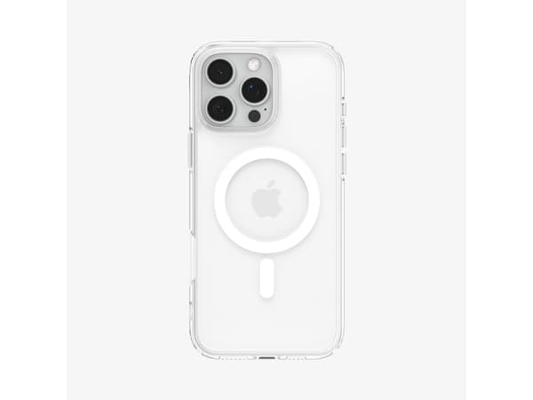 Spigen Ultra Hybrid MagFit - Baksidesskydd för mobiltelefon - MagSafe-kompatibilitet - polykarbonat, termoplastisk polyuretan (TPU) - frostklar - för