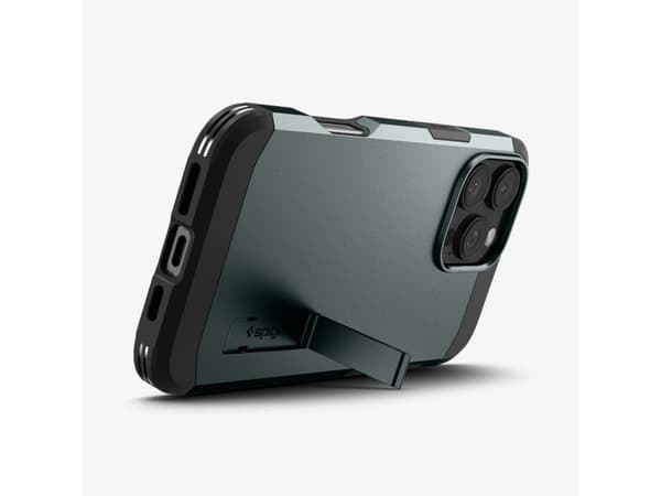 Spigen Tough Armor AI (MagFit), Omslag, Apple, iPhone 16 Pro, 16 cm (6.3"), Grön