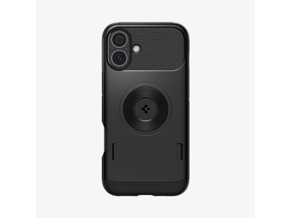 Spigen Slim Armor MagFit - Baksidesskydd för mobiltelefon - MagSafe-kompatibilitet - termoplastisk polyuretan (TPU), polykarbonat (PC) - svart - för