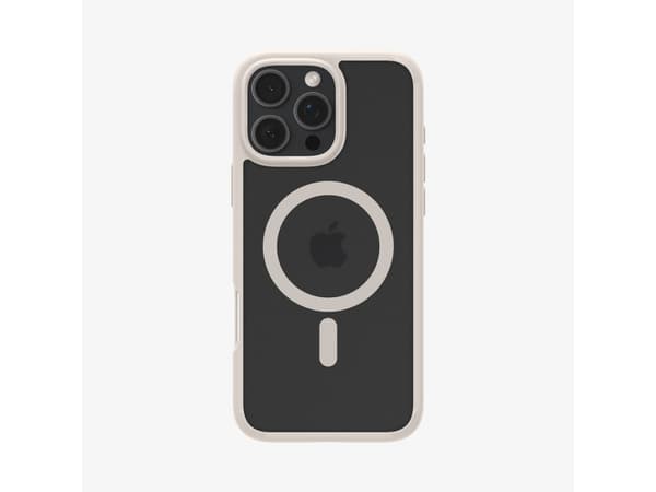 Spigen Ultra Hybrid MagFit - Baksida till mobiltelefon - MagSafe-kompatibilitet - polykarbonat (PC), termoplastisk polyuretan (TPU) - frost naturlig