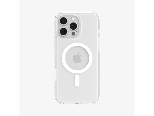 Spigen Ultra Hybrid (MagFit), Omslag, Apple, iPhone 16 Pro Max, 17,5 cm (6.9"), Transparent, Vit