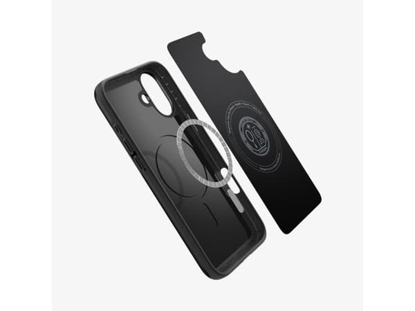 Spigen Thin Fit, Omslag, Apple, iPhone 16 Plus, 17 cm (6.7"), Svart