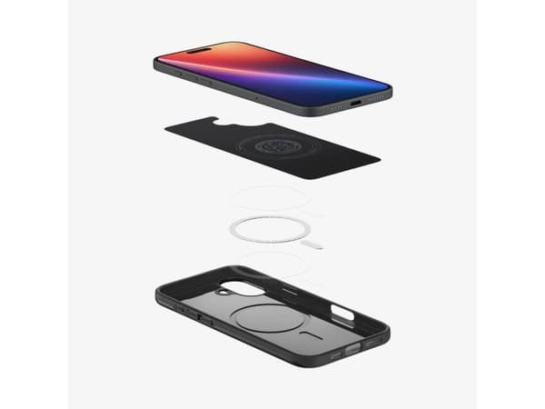 Spigen Thin Fit, Omslag, Apple, iPhone 16 Plus, 17 cm (6.7"), Svart