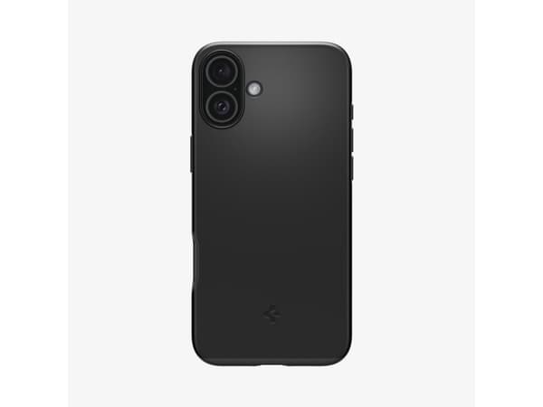 Spigen Thin Fit, Cover, Apple, iPhone 16 Plus, 17 cm (6.7"), Black