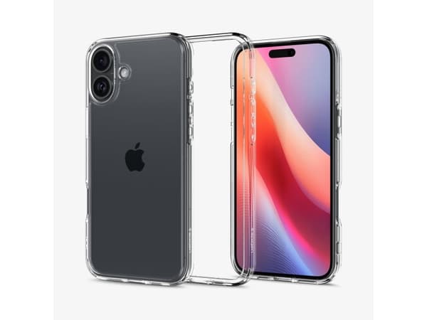 Spigen Ultra Hybrid, Cover, Apple, iPhone 16 Plus, 17 cm (6.7"), Transparent