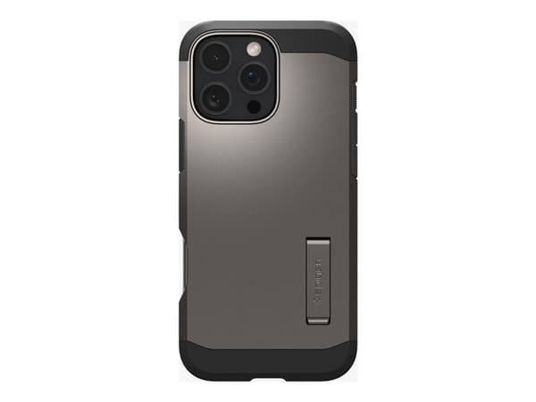 Spigen Tough Armor AI MagFit - Baksidedeksel for mobiltelefon - MagSafe-samsvar - polykarbonat, termoplast-polyuretan (TPU), støtskum - lagermetall -