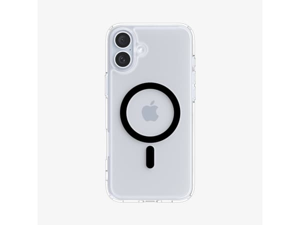 Spigen Ultra Hybrid (MagFit), Cover, Apple, iPhone 16 Plus, 17 cm (6.7"), Black, Transparent