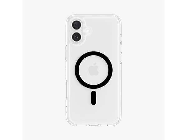 Spigen Ultra Hybrid (MagFit), Cover, Apple, iPhone 16 Plus, 17 cm (6.7"), Black, Transparent