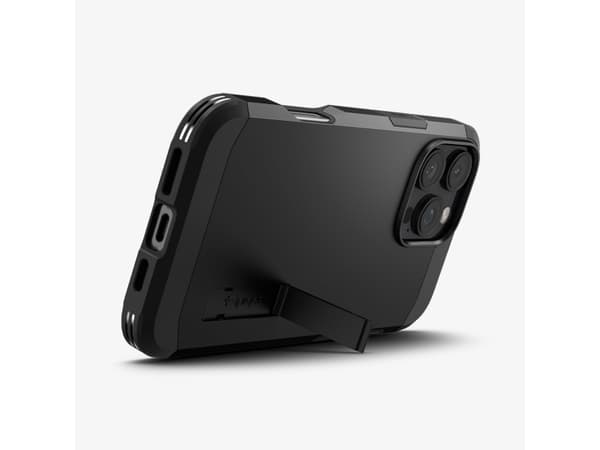 Spigen Tough Armor AI (MagFit), Omslag, Apple, iPhone 16 Pro, 16 cm (6.3"), Svart