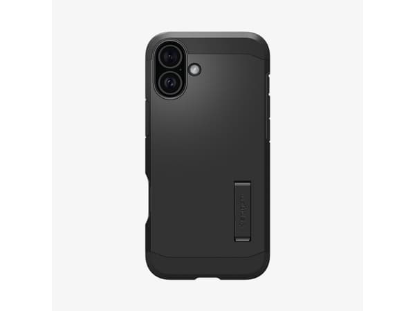 Spigen Tough Armor AI MagFit - Baksidedeksel for mobiltelefon - MagSafe-samsvar - polykarbonat, termoplast-polyuretan (TPU), støtskum - svart - for A