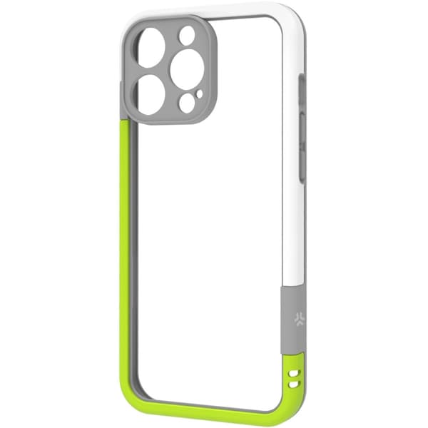 Celly Bumper iPhone 16 Pro Max Vit/Limegrön
