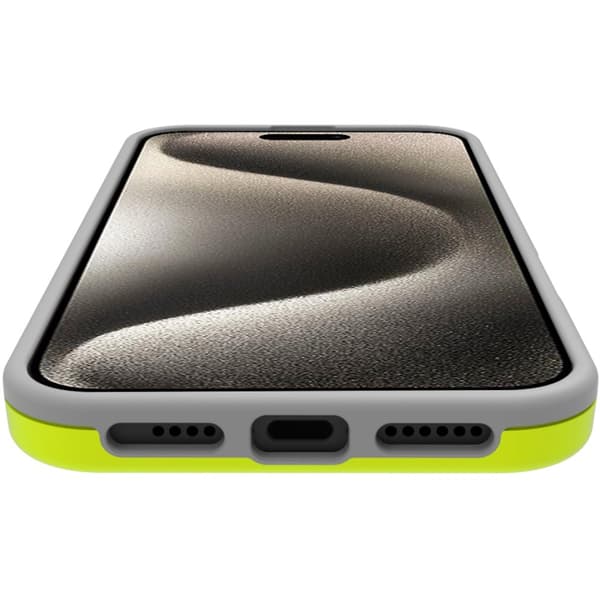 Celly Bumper iPhone 16 Pro Max Vit/Limegrön