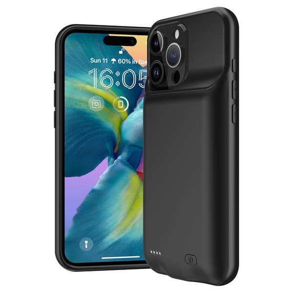 Til iPhone 16 Pro Max 7000mAh genopladeligt batteriskal opladningsetui Powerbank