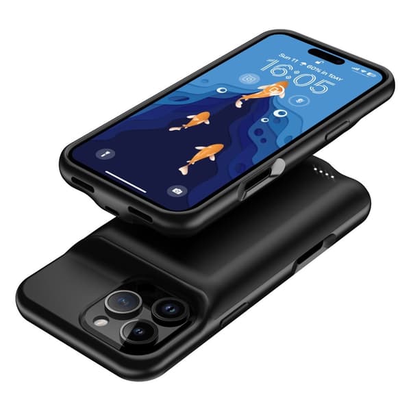 Til iPhone 16 Pro Max 7000mAh genopladeligt batteriskal opladningsetui Powerbank
