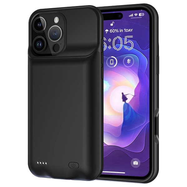 Til iPhone 16 Pro Max 7000mAh genopladeligt batteriskal opladningsetui Powerbank