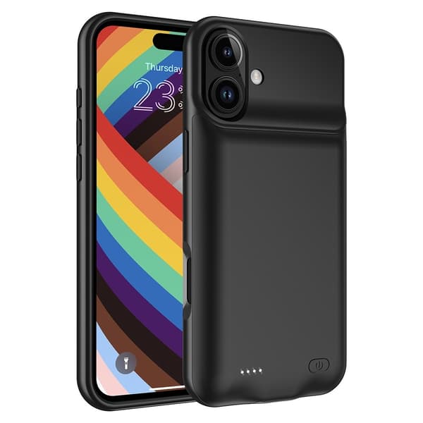 Til iPhone 16 Plus 7000mAh genopladeligt batteriskal opladningsetui Powerbank