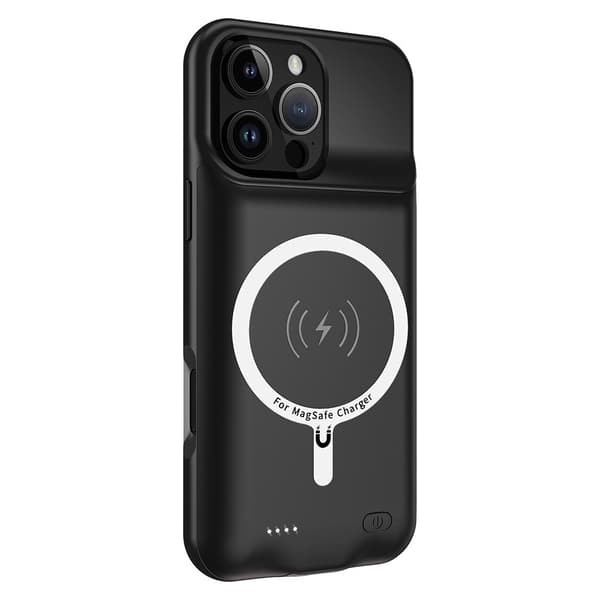 För iPhone 16 Pro Portable Charger Case 7000mAh PowerBank kompatibel med MagSafe