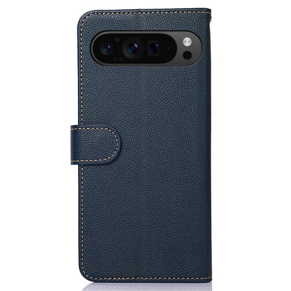 HAZNEH Google Pixel 9 / Pixel 9 Pro Lompakkokotelo Litchi-kuvio Puhelinkotelo