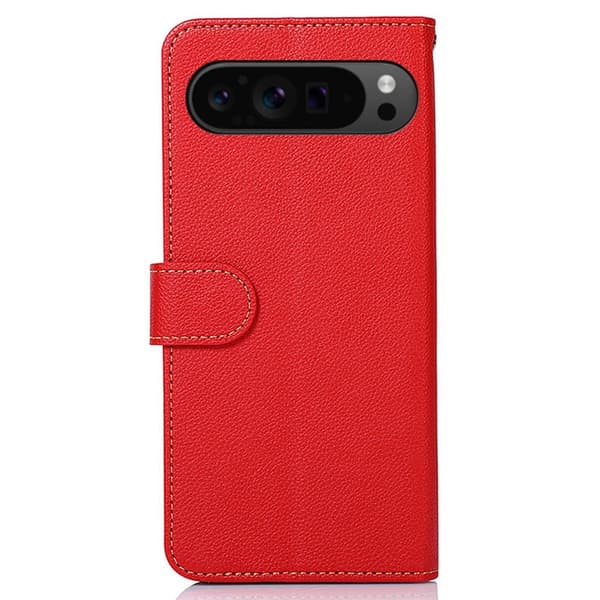 KHAZNEH Til Google Pixel 9/Pixel 9 Pro Lommebok-deksel Litchi Texture Telefonveske