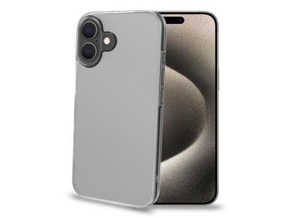 Celly GELSKIN1078, Cover, Apple, iPhone 16, 15.5 cm (6.1"), Transparent