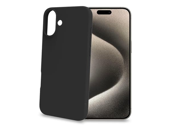 Celly CROMO1079BL, Cover, Apple, iPhone 16 Plus, 17 cm (6.7"), Black