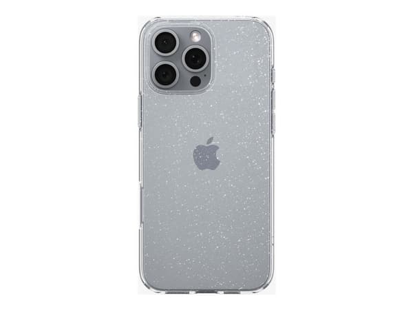 Spigen Liquid Crystal Glitter - Baksidesskydd för mobiltelefon - termoplastisk polyuretan (TPU) - kristallkvarts - för Apple iPhone 16 Pro
