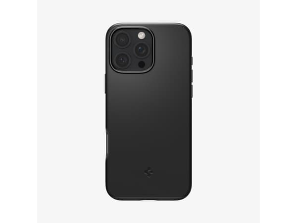 Spigen Thin Fit MagFit - Baksidesskydd för mobiltelefon - MagSafe-kompatibilitet - termoplastisk polyuretan (TPU), polykarbonat - svart - för Apple i